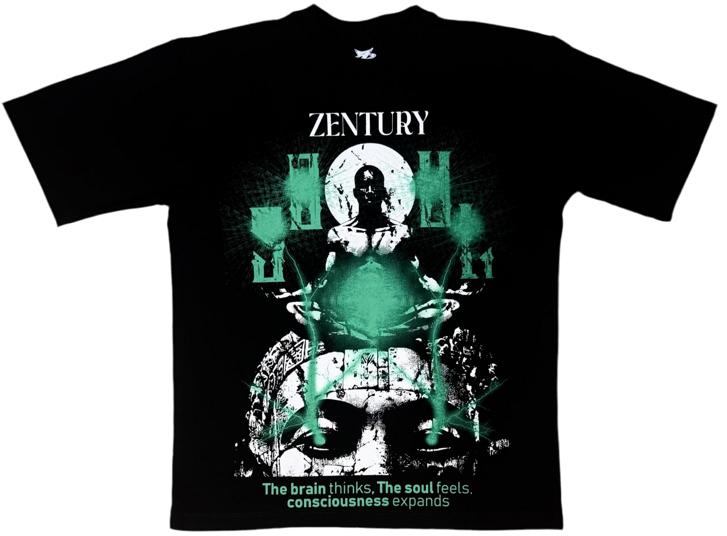“Soul” - Oversized Black Tee