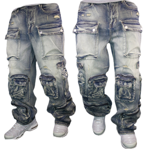 RELAXED FIT DENIM FOR MEN