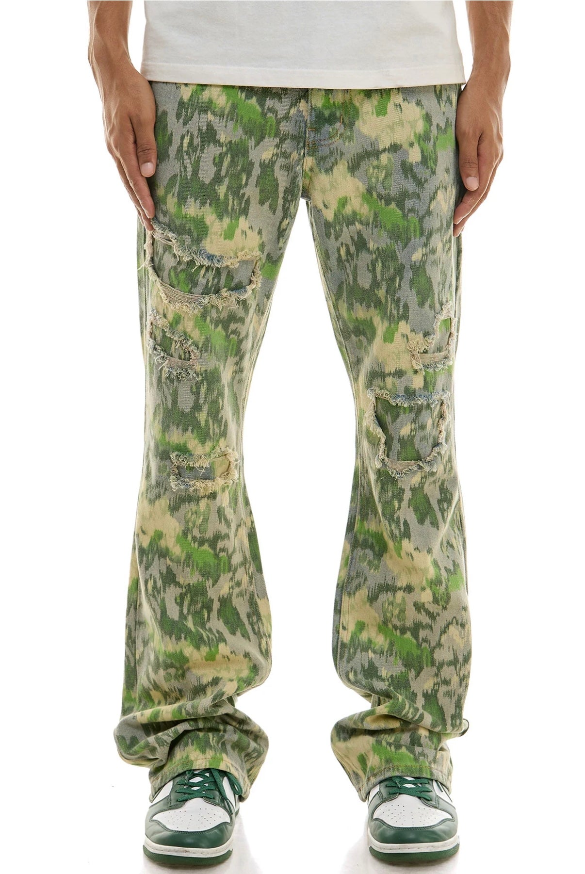 Slim Flare Fit Cargo jeans