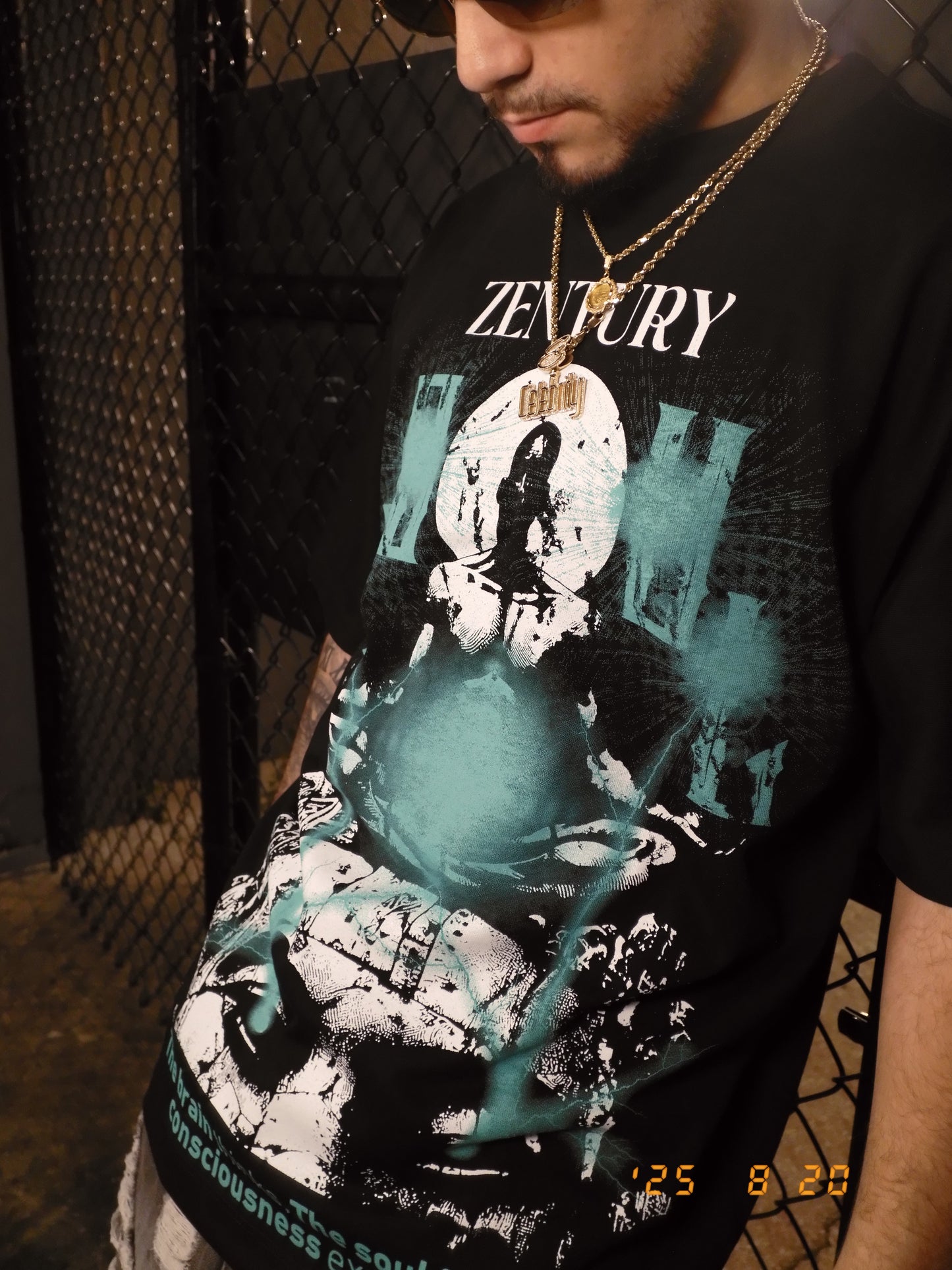 “Soul” - Oversized Black Tee