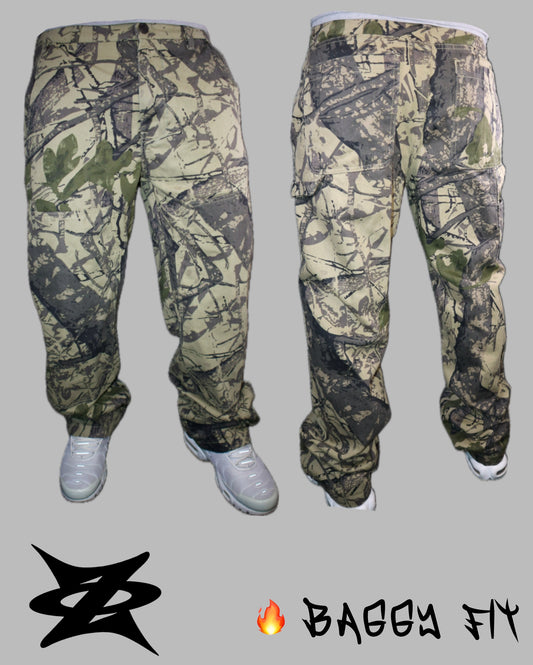 BAGGY FIT CAMO DENIM FOR MEN