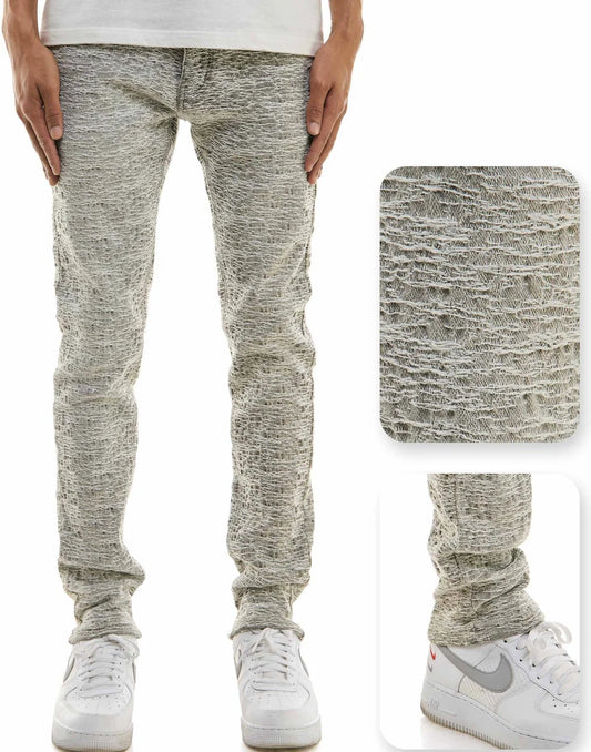Skinny Fit Washed Gray Jeans