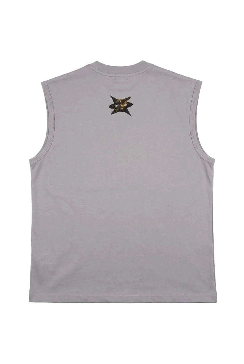 Skull Wave Sleeveless Tee