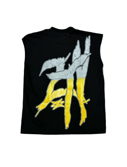 Ecstasy Sleeveless Black Tee