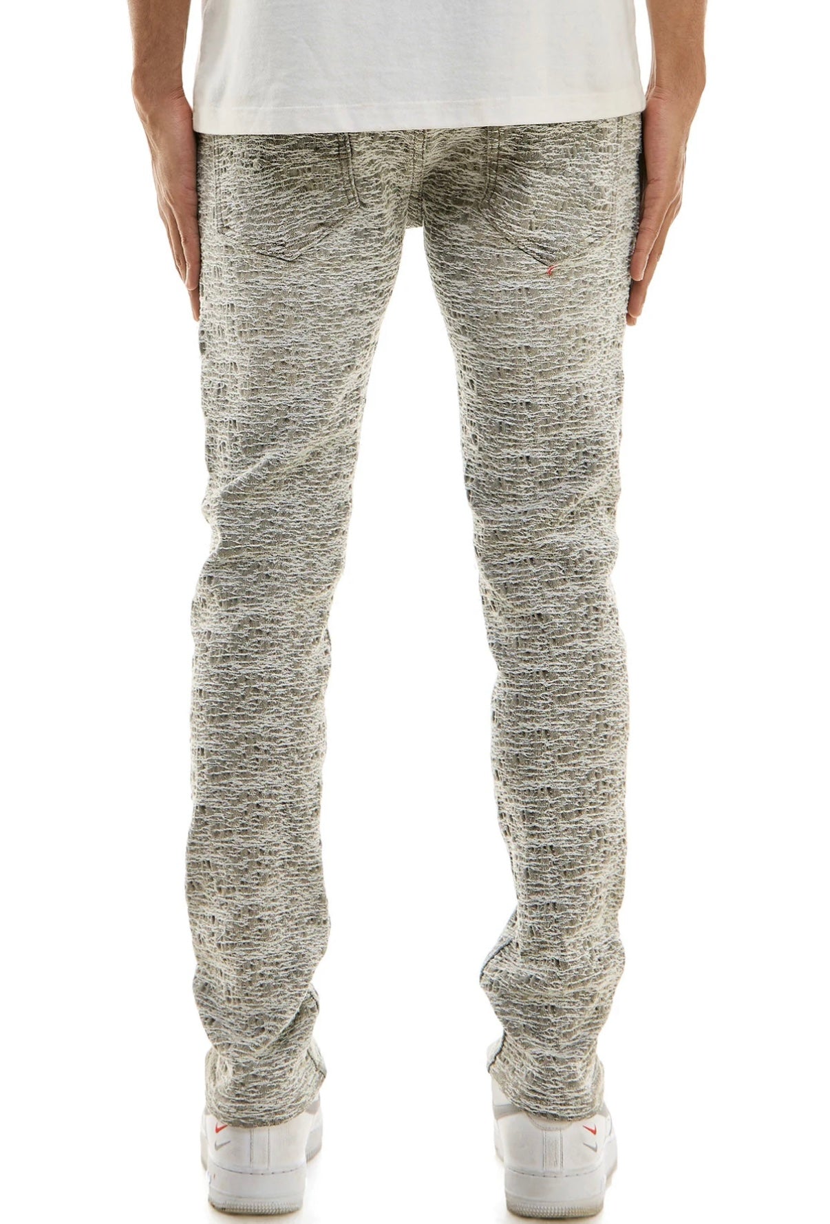 Skinny Fit Washed Gray Jeans