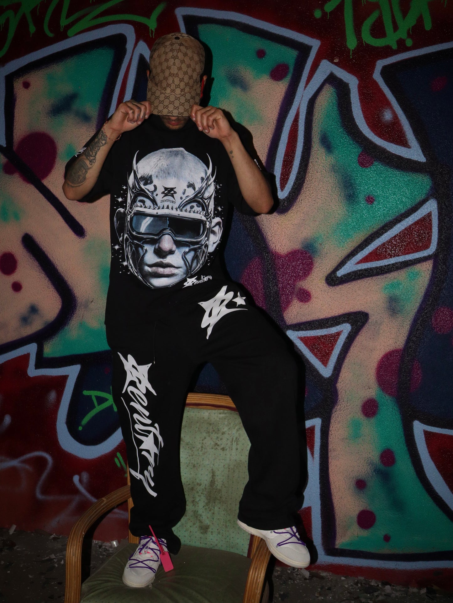 Zentury Zero Black oversized Tee