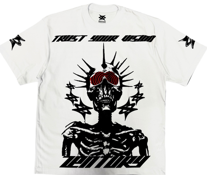 “Vision”- Oversized White tee