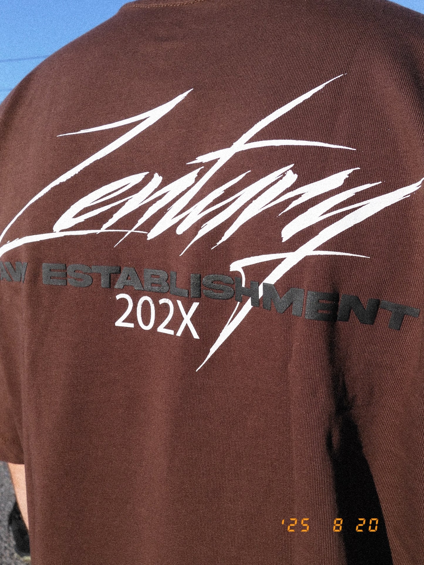 “Zenturion” - Oversized Toffee Tee
