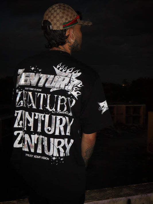 Zentury Zero Black oversized Tee