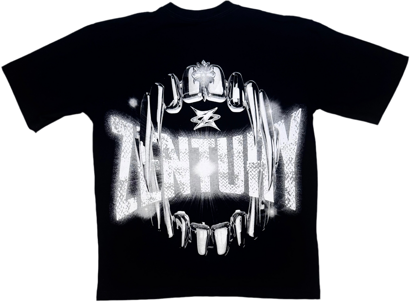 “Reborn” - Oversized Black Tee