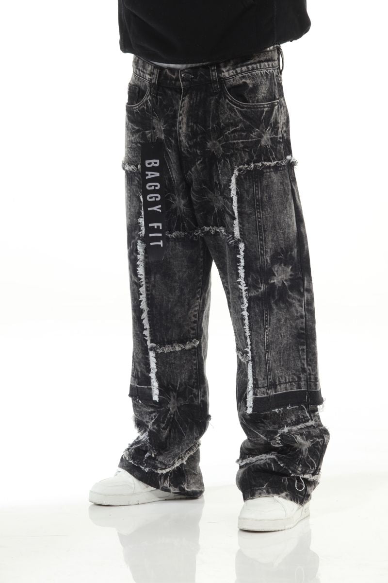 Random Wash Cute and Sewn Baggy