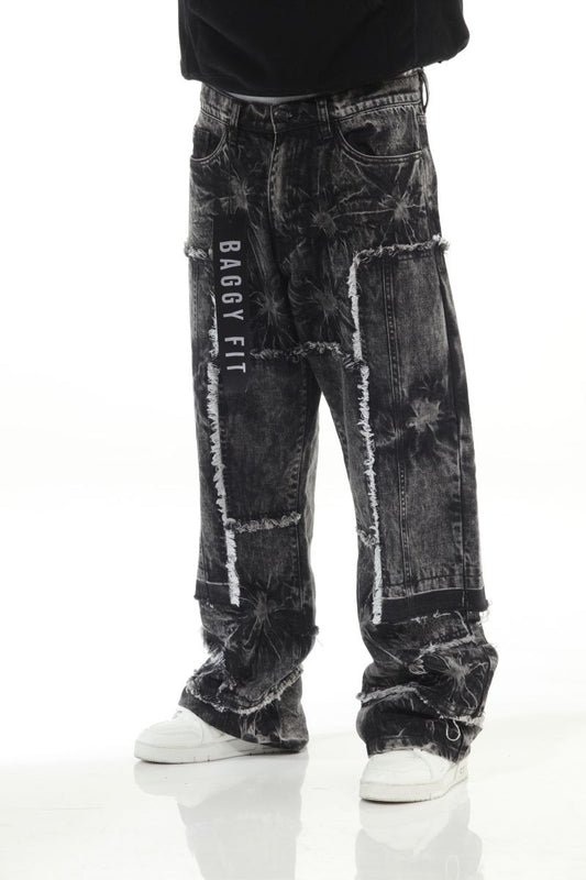 Random Wash Cute and Sewn Baggy