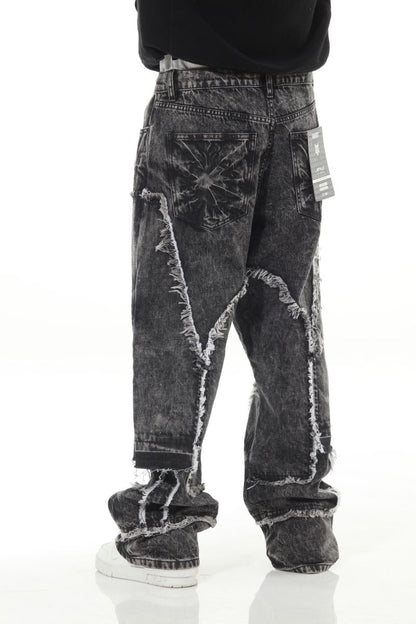 Random Wash Cute and Sewn Baggy