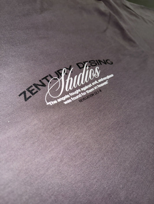 ZENTURY “DESING” ESTUDIOS- "Sky Soldier"- Oversized Gray Tee