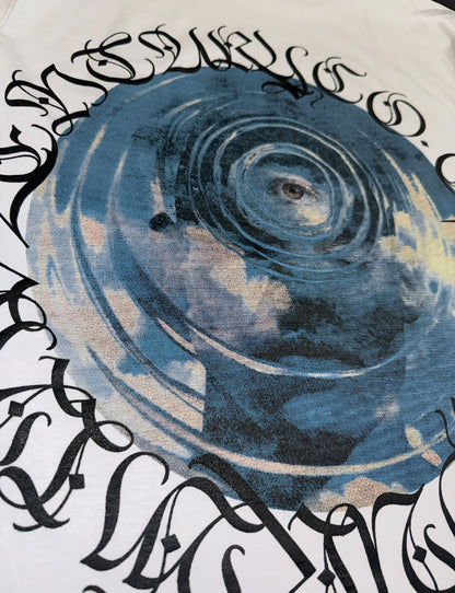 “Inner Vision” – Oversized White Tee